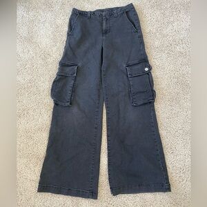RSQ Charcoal Stretchy Cargo Pants